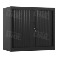 Roldeurkast FLR 73x80 Zwart Furniture Link