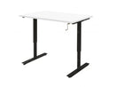 Slingerbureau Dsq 160X80Cm Zwart Ral 9005 / Wit Bureaus