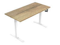 Slingerbureau Dsq Euro 160X80Cm Wit Ral 9016 / Halifax Eiken Bureaus