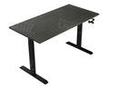 Slingerbureau Dsq Euro 160X80Cm Zwart Ral 9005 / Logan Eiken Bureaus