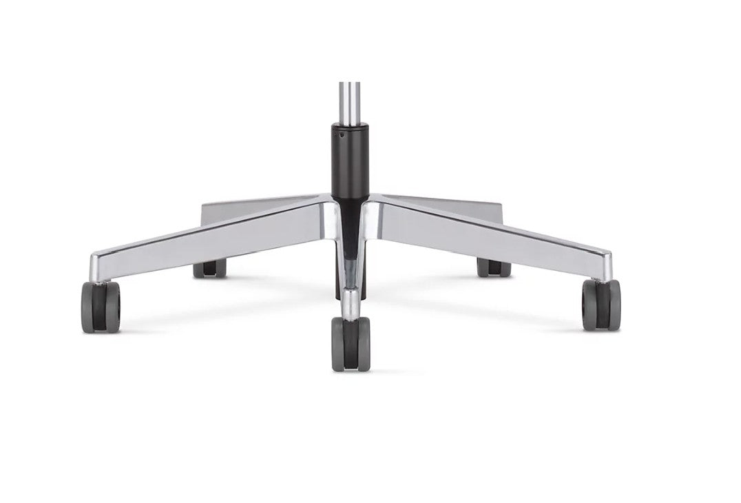 Stervoet chrome incl. wieltjes voor bureaustoel Donk