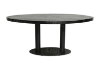 Tafel Tabl W Ovaal 220X110 Cm Zwart / Bureaus