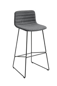 Vergaderkruk Nova (hoog model) 2 kleuren - Antraciet