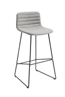 Vergaderkruk Nova (hoog model) 2 kleuren - Licht grijs