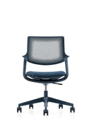 Vergaderstoel Mcp-14V Zwart Donkerblauw Vergaderstoelen