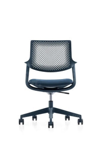 Vergaderstoel Mcp-14V Zwart Donkerblauw Vergaderstoelen
