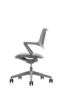 Vergaderstoel Mcp-14V Zwart Lichtgrijs Vergaderstoelen