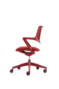 Vergaderstoel Mcp-14V Zwart Rood Vergaderstoelen