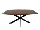 Vergadertafel Modern Zwart/Halifax eiken