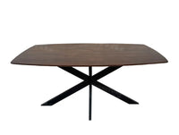 Vergadertafel Modern Zwart/Halifax eiken