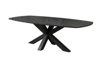 Modern vergadertafel Zwart/Zwart
