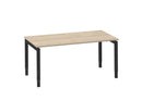 Vergadertafel Motive Zwart/Eiken wit