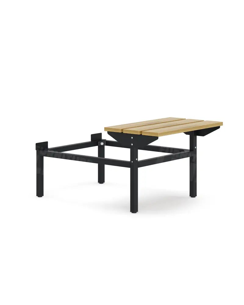 Zitbank LOQ Zwart, 80 cm